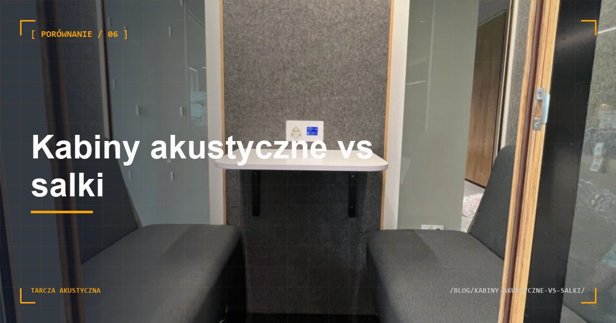Kabiny akustyczne vs salki konferencyjne — co wybrać w 2026?