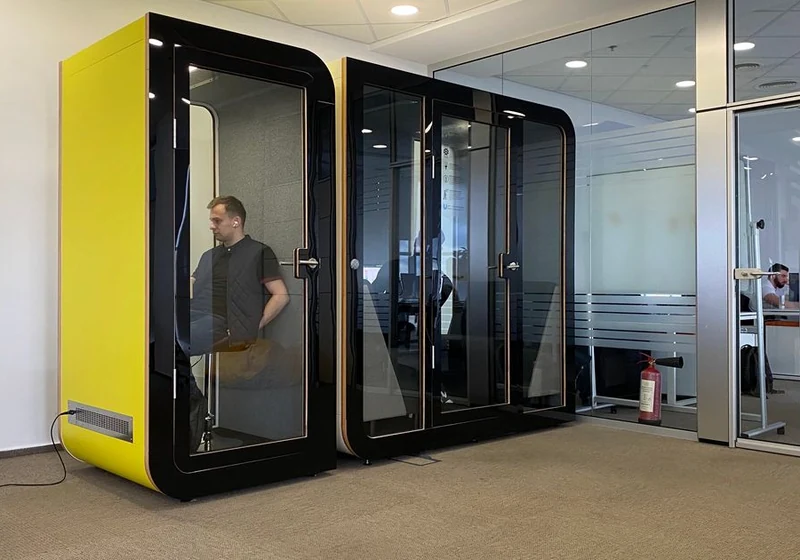 Kabina akustyczna Duet — 2-osobowa kabina akustyczna cena pakiet Standard w biurze.
